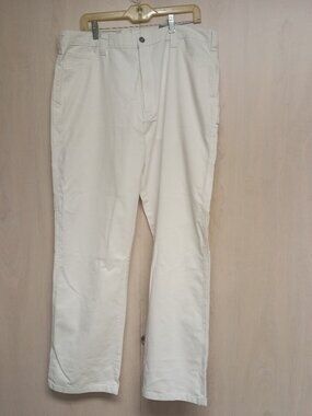 Dickies Mens White Relaxed Straight Fit Utility Painter Pants Sherwin Williams